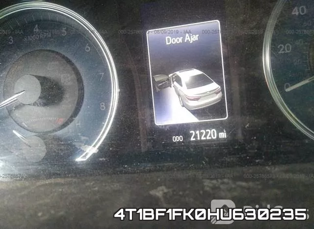 4T1BF1FK0HU630235 фото 8