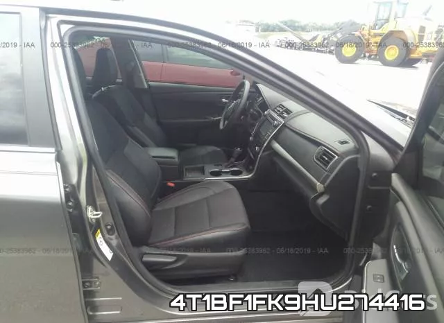 4T1BF1FK9HU274416 фото 5