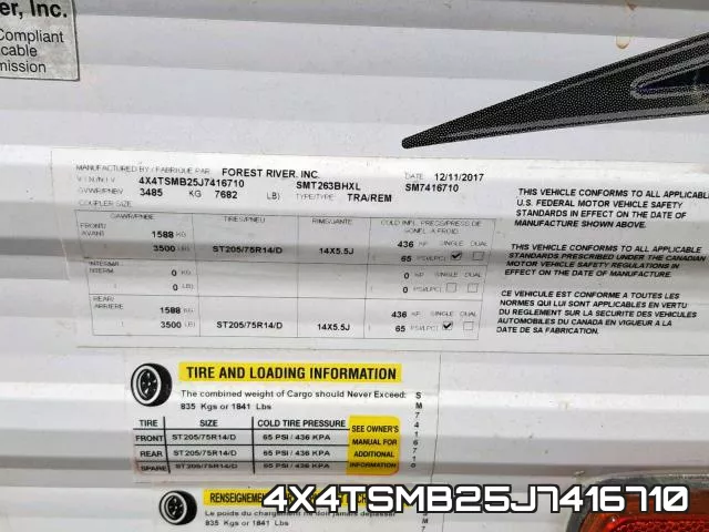4X4TSMB25J7416710 фото 2