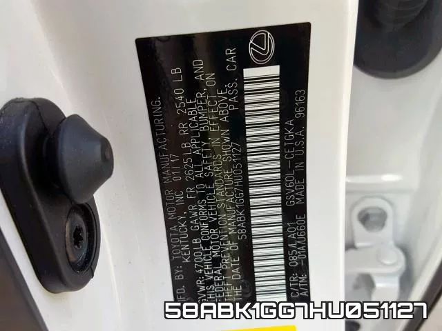 58ABK1GG7HU051127 фото 2