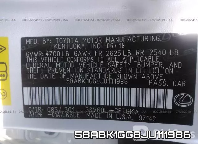 58ABK1GG8JU111986 фото 10