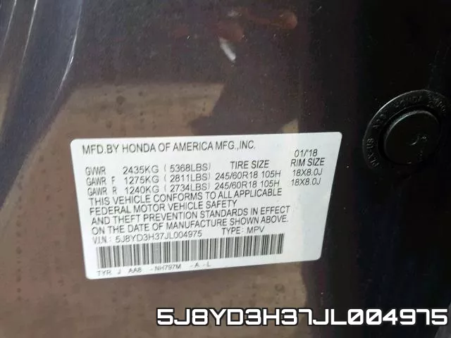 5J8YD3H37JL004975 фото 2