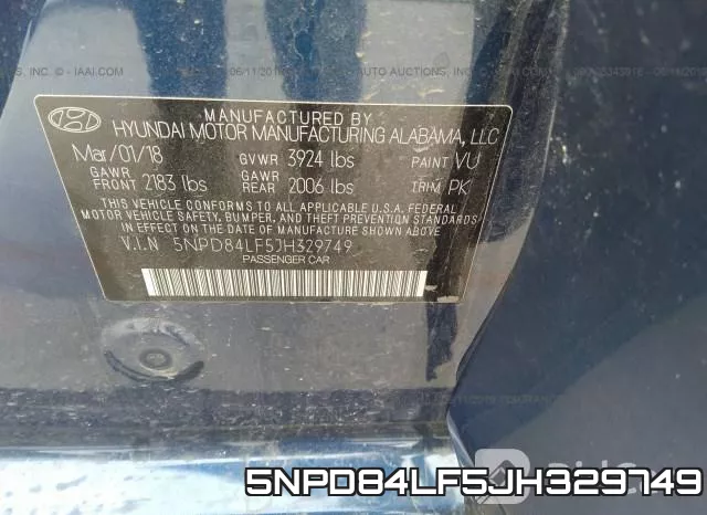 5NPD84LF5JH329749 фото 10