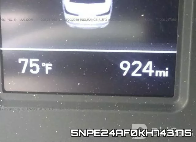 5NPE24AF0KH743175 фото 8