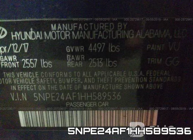5NPE24AF1HH589536 фото 10