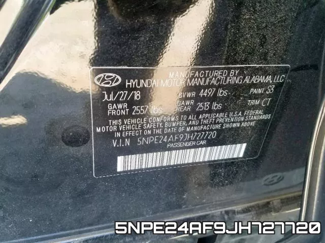 5NPE24AF9JH727720 фото 2