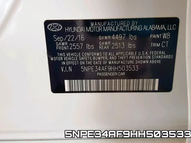5NPE34AF9HH503533 фото 2