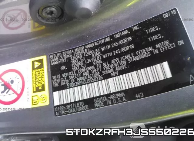 5TDKZRFH3JS550226 фото 10