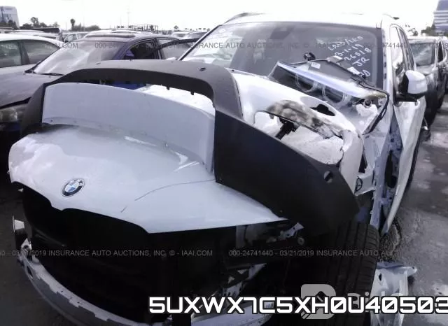 5UXWX7C5XH0U40503 фото 3