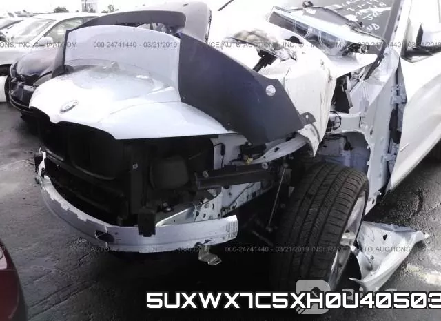 5UXWX7C5XH0U40503 фото 7