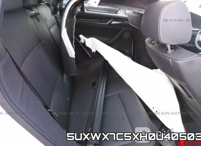5UXWX7C5XH0U40503 фото 9