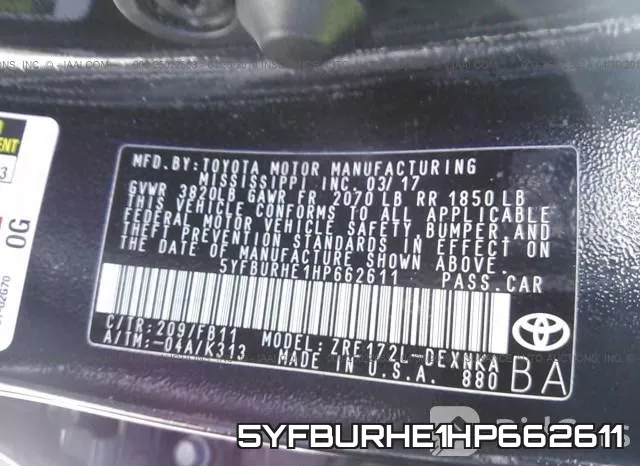 5YFBURHE1HP662611 фото 9