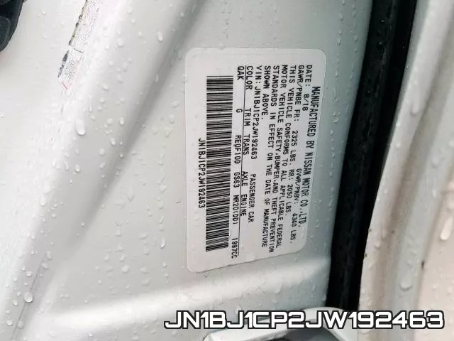 JN1BJ1CP2JW192463 фото 2