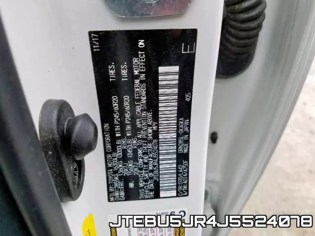 JTEBU5JR4J5524078 фото 2