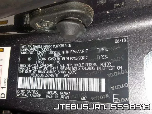 JTEBU5JR7J5598918 фото 2