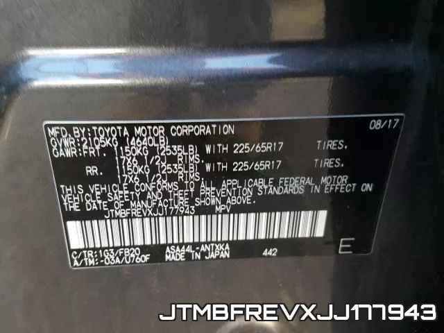 JTMBFREVXJJ177943 фото 2