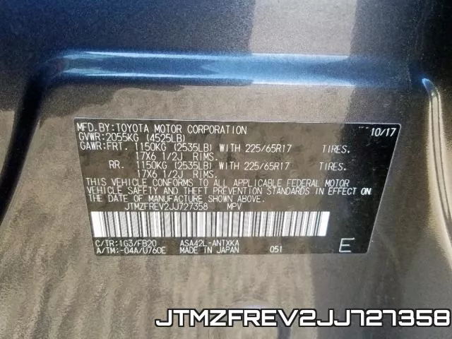JTMZFREV2JJ727358 фото 2