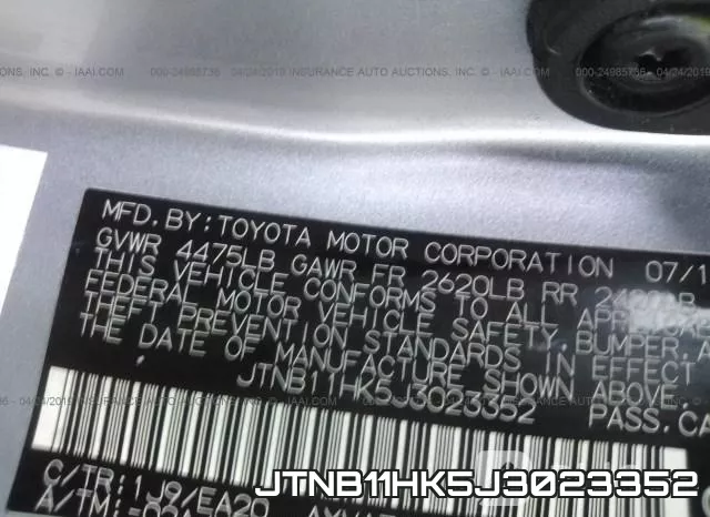 JTNB11HK5J3023352 фото 10