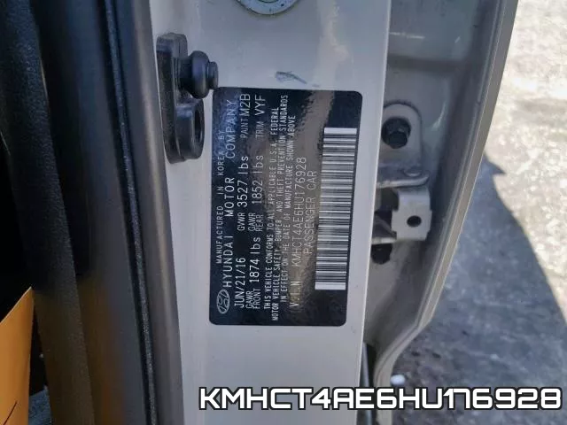KMHCT4AE6HU176928 фото 2