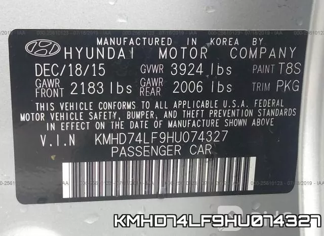 KMHD74LF9HU074327 фото 10