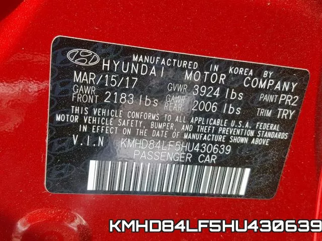 KMHD84LF5HU430639 фото 2
