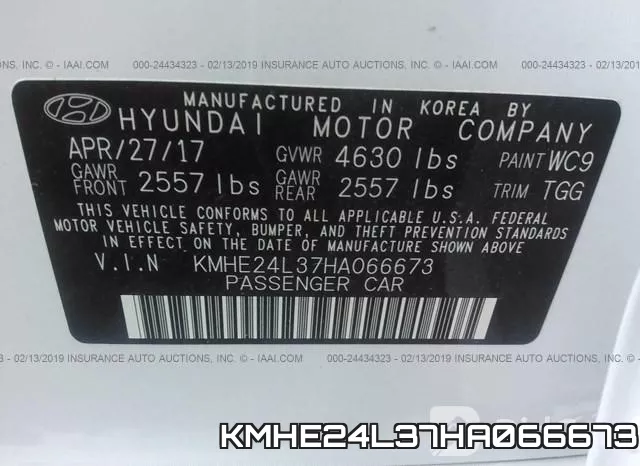 KMHE24L37HA066673 фото 10