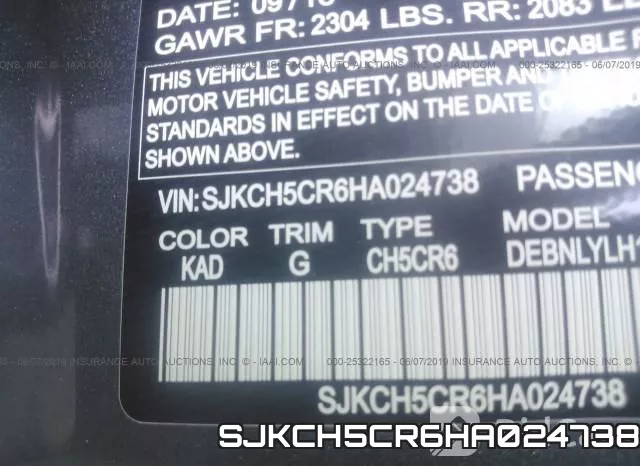 SJKCH5CR6HA024738 фото 10