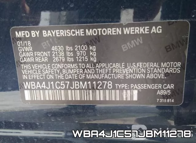 WBA4J1C57JBM11278 фото 10