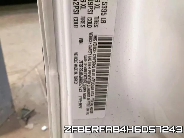 ZFBERFAB4H6D57243 фото 2
