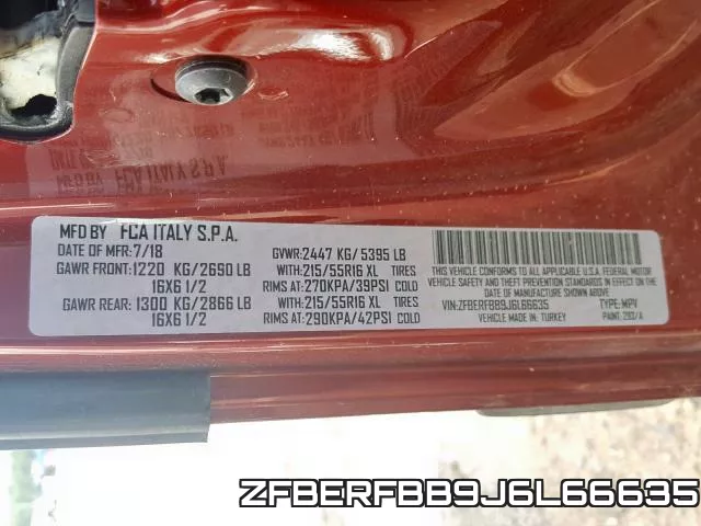 ZFBERFBB9J6L66635 фото 2