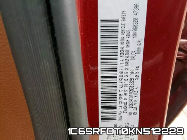 1C6SRFDT0KN512229 фото 2