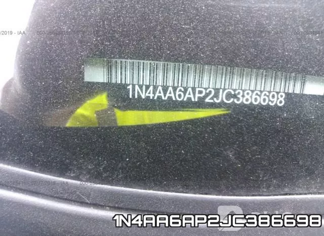 1N4AA6AP2JC386698 фото 10