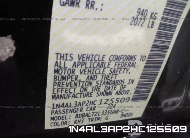 1N4AL3AP2HC125509 фото 10