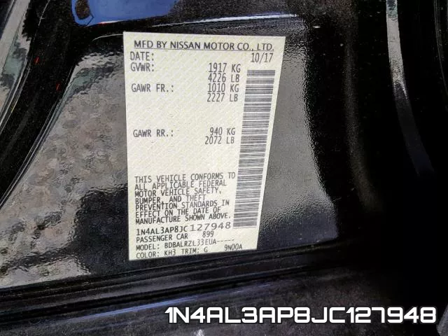 1N4AL3AP8JC127948 фото 2