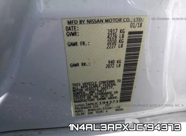 1N4AL3APXJC194373 фото 10