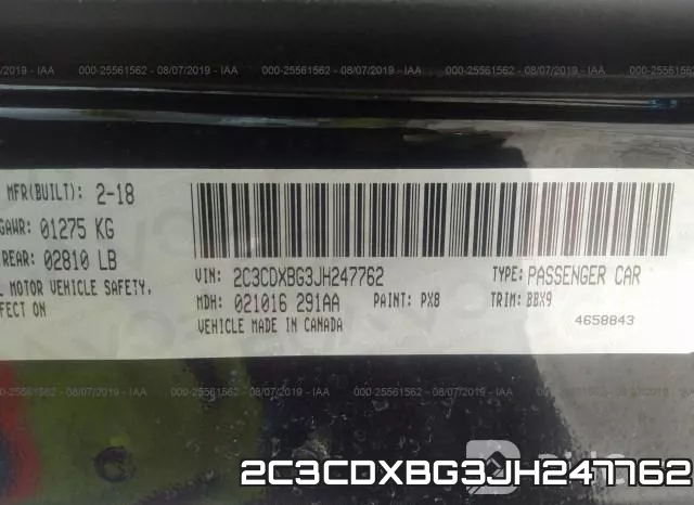 2C3CDXBG3JH247762 фото 10