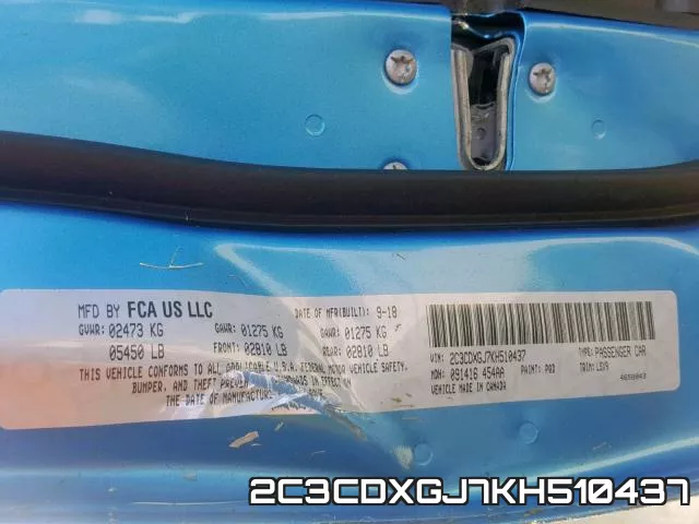 2C3CDXGJ7KH510437 фото 2