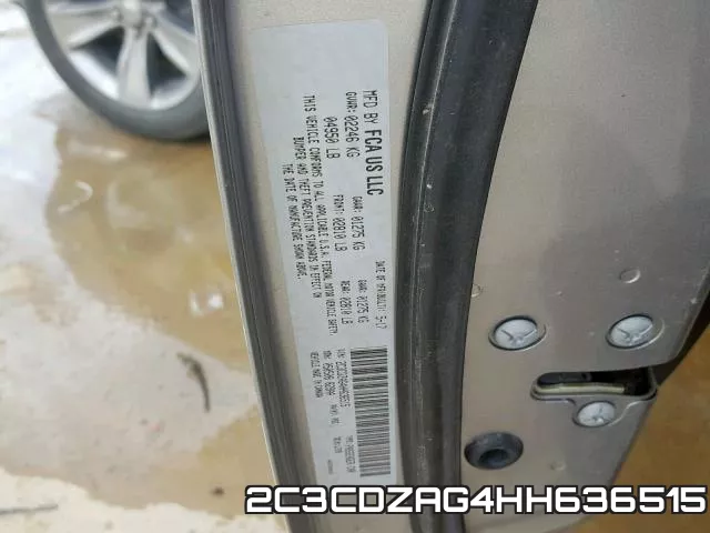 2C3CDZAG4HH636515 фото 2