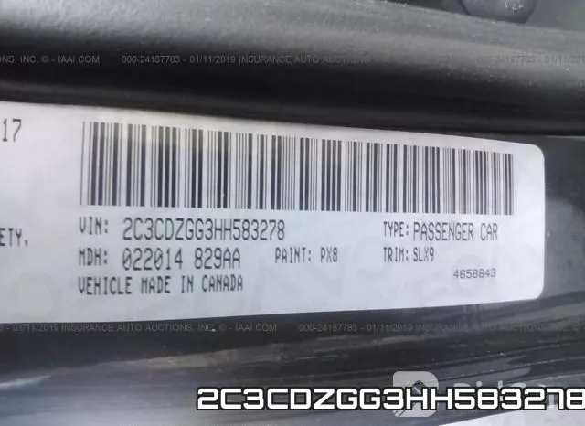 2C3CDZGG3HH583278 фото 10
