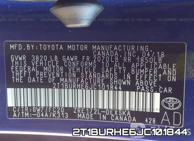 2T1BURHE6JC101844 фото 10