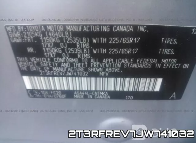 2T3RFREV7JW741032 фото 10