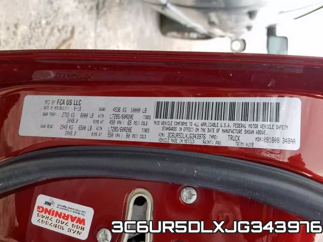 3C6UR5DLXJG343976 фото 2