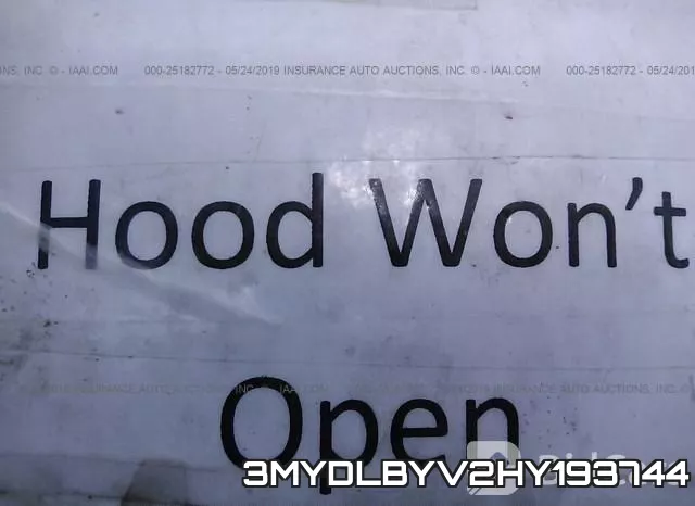 3MYDLBYV2HY193744 фото 2