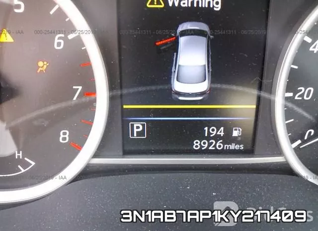 3N1AB7AP1KY217409 фото 8