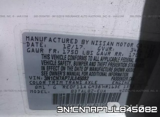 3N1CN7AP7JL845082 фото 10