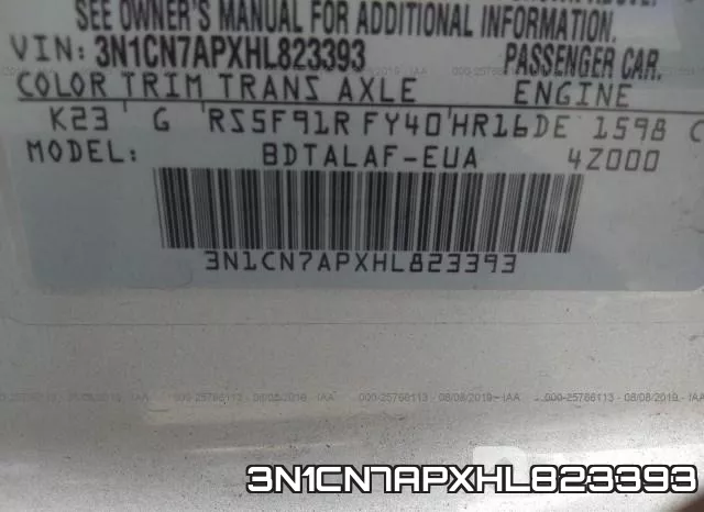 3N1CN7APXHL823393 фото 10