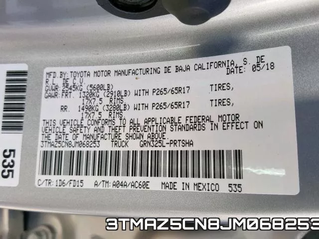 3TMAZ5CN8JM068253 фото 2