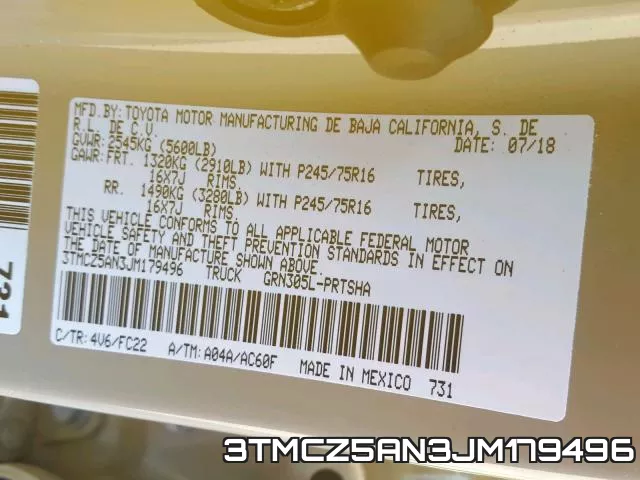 3TMCZ5AN3JM179496 фото 2