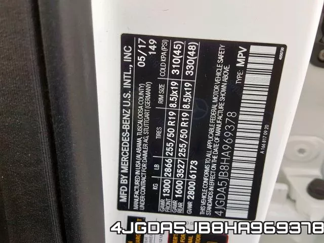 4JGDA5JB8HA969378 фото 2