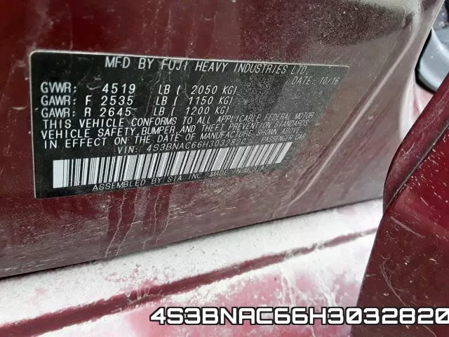 4S3BNAC66H3032820 фото 2